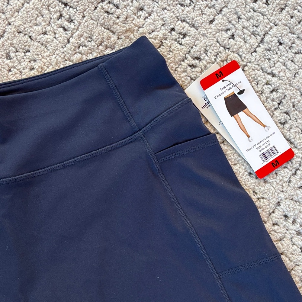 NWT Skechers Navy Skort SZ M - Picture 3 of 9